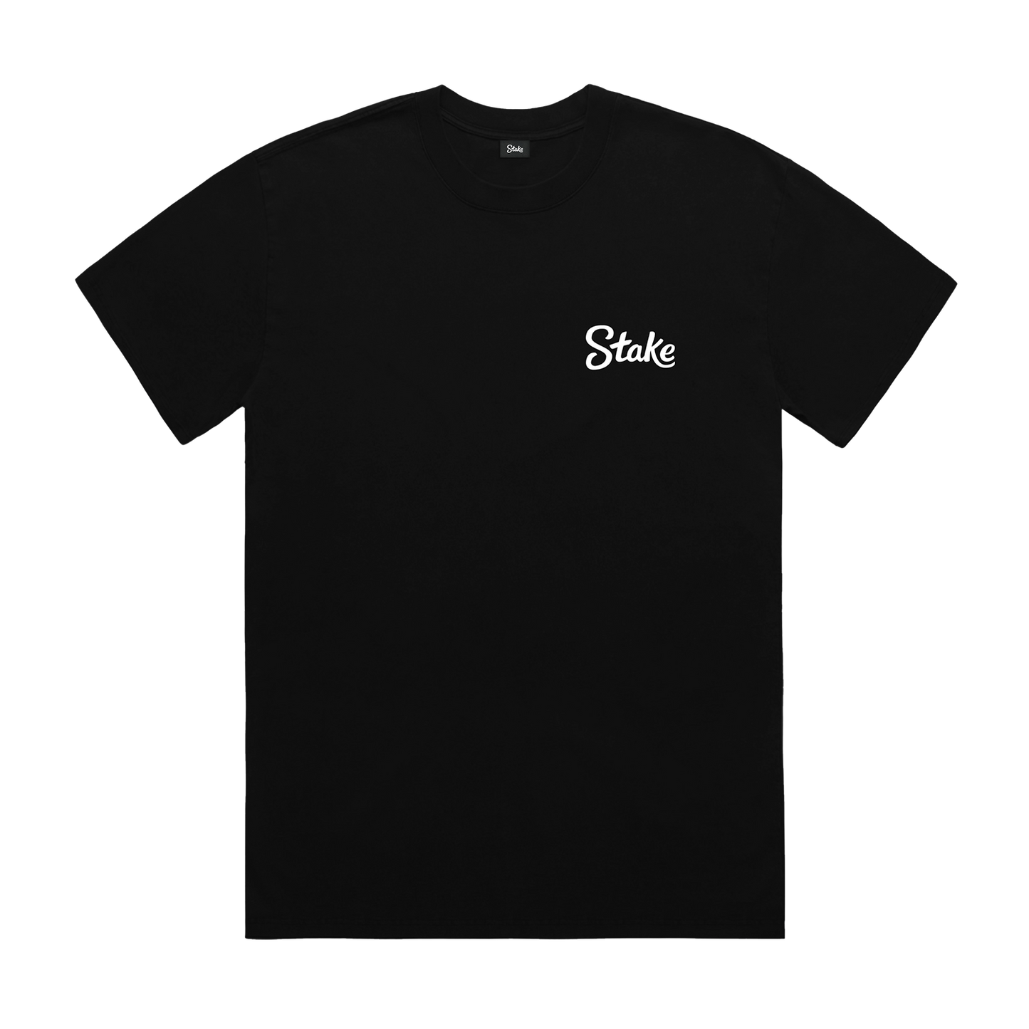 White on Black Stake T-Shirt